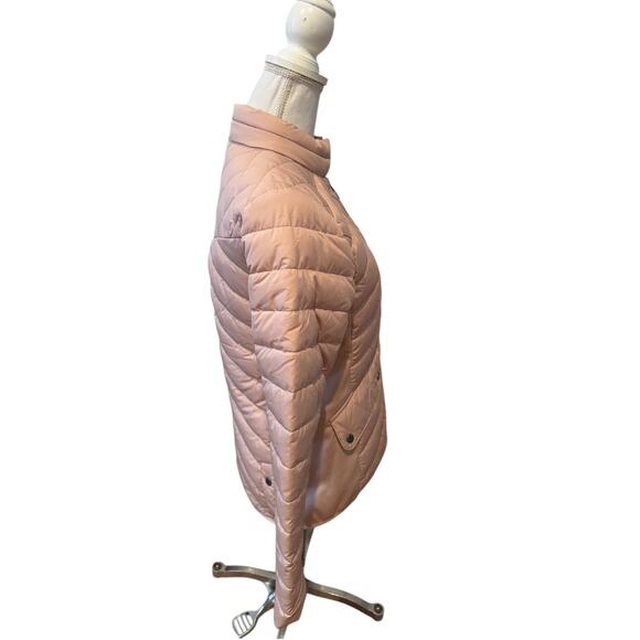 Barbour Cavalry Quilted Stretch Jacket Rose Dust - Picture 7 of 11